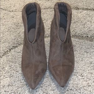 Suede booties